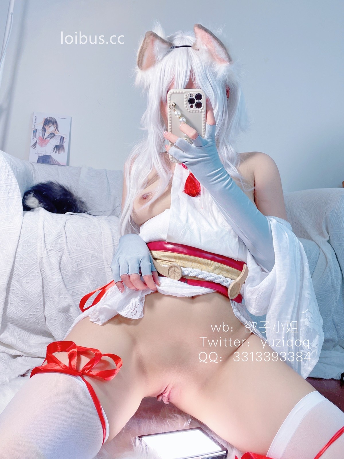 Coser 小蔡头喵喵]纯白胡桃 1