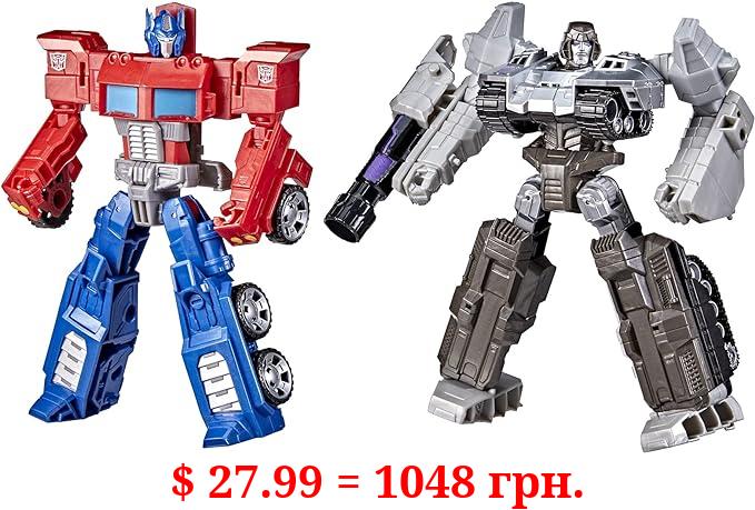 Transformers Hasbro Toys Heroes and Villains Optimus Prime and Megatron 2-Pack Action Figures - for Kids Ages 6 and Up,7-inch (Amazon Exclusive)