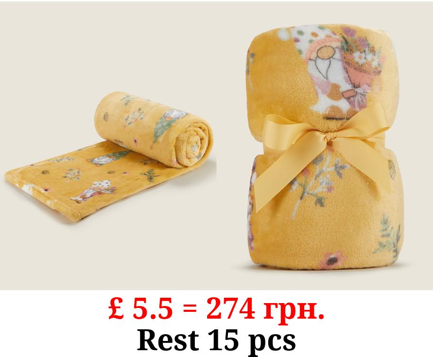 Yellow Gonks Super-Soft Throw