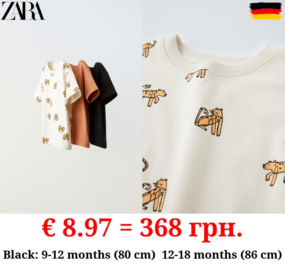 3-PACK OF PRINTED T-SHIRTS