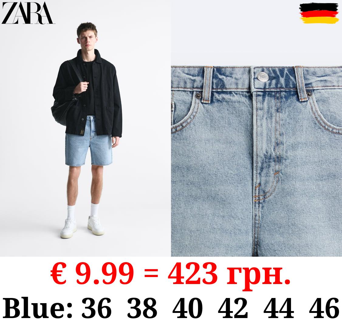 BASIC DENIM BERMUDA SHORTS