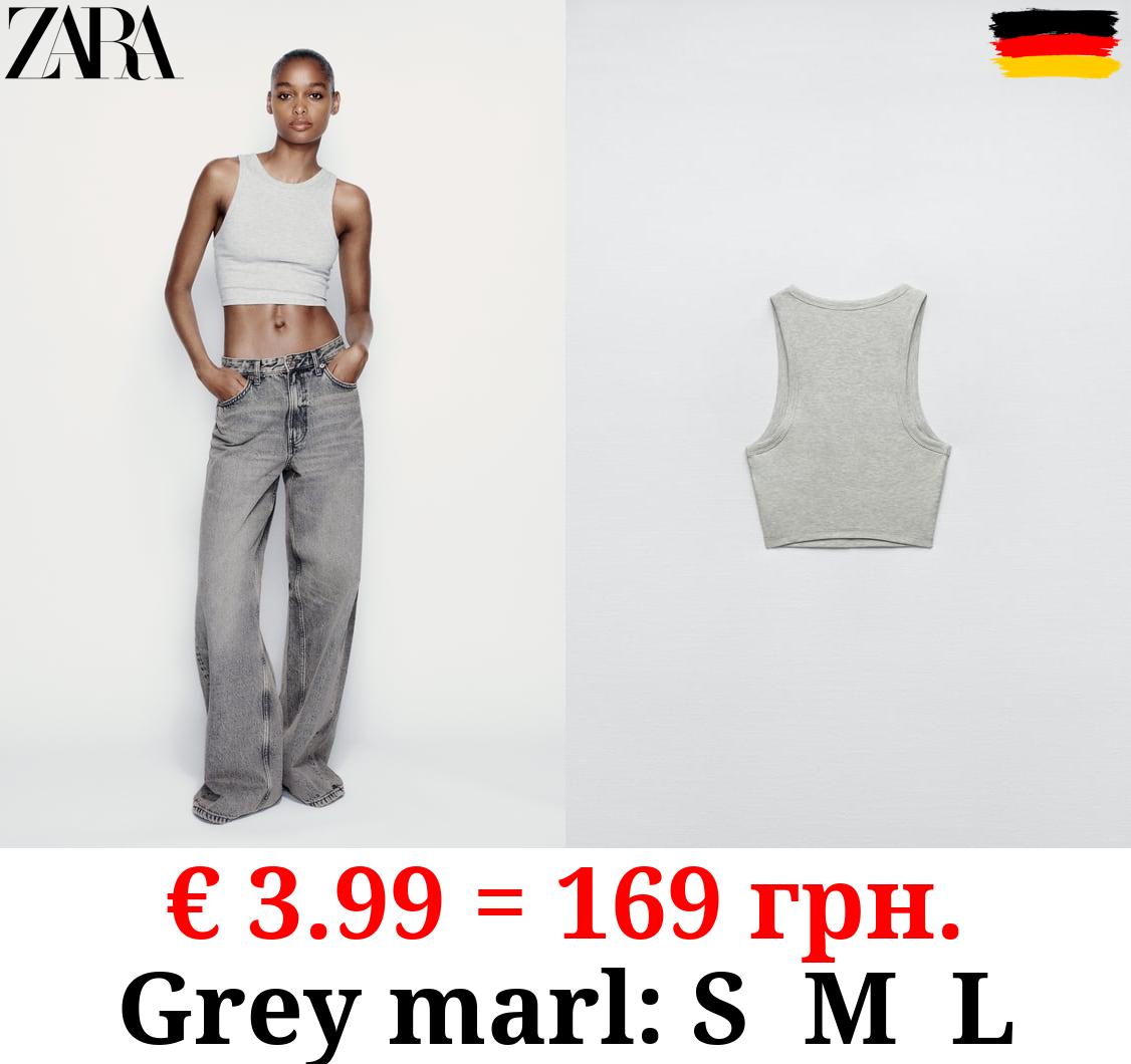 BASIC RIBBED T-SHIRT