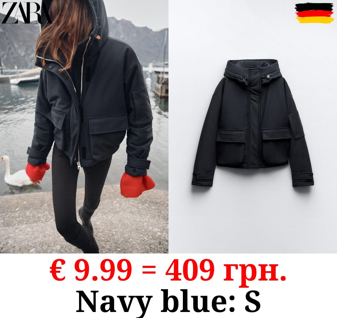 HOODED PUFFER JACKET