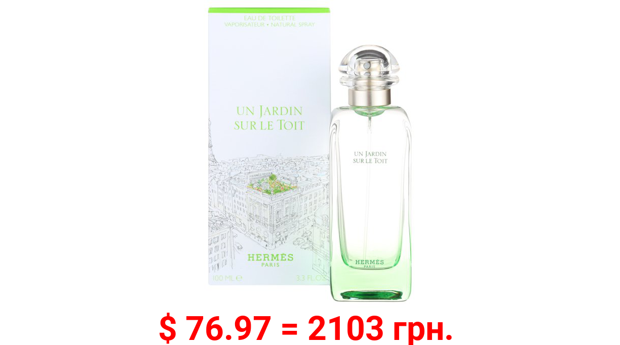 Hermes Un Jardin Sur Le Toit Eau de Toilette, Perfume for Women, 3.3 Oz