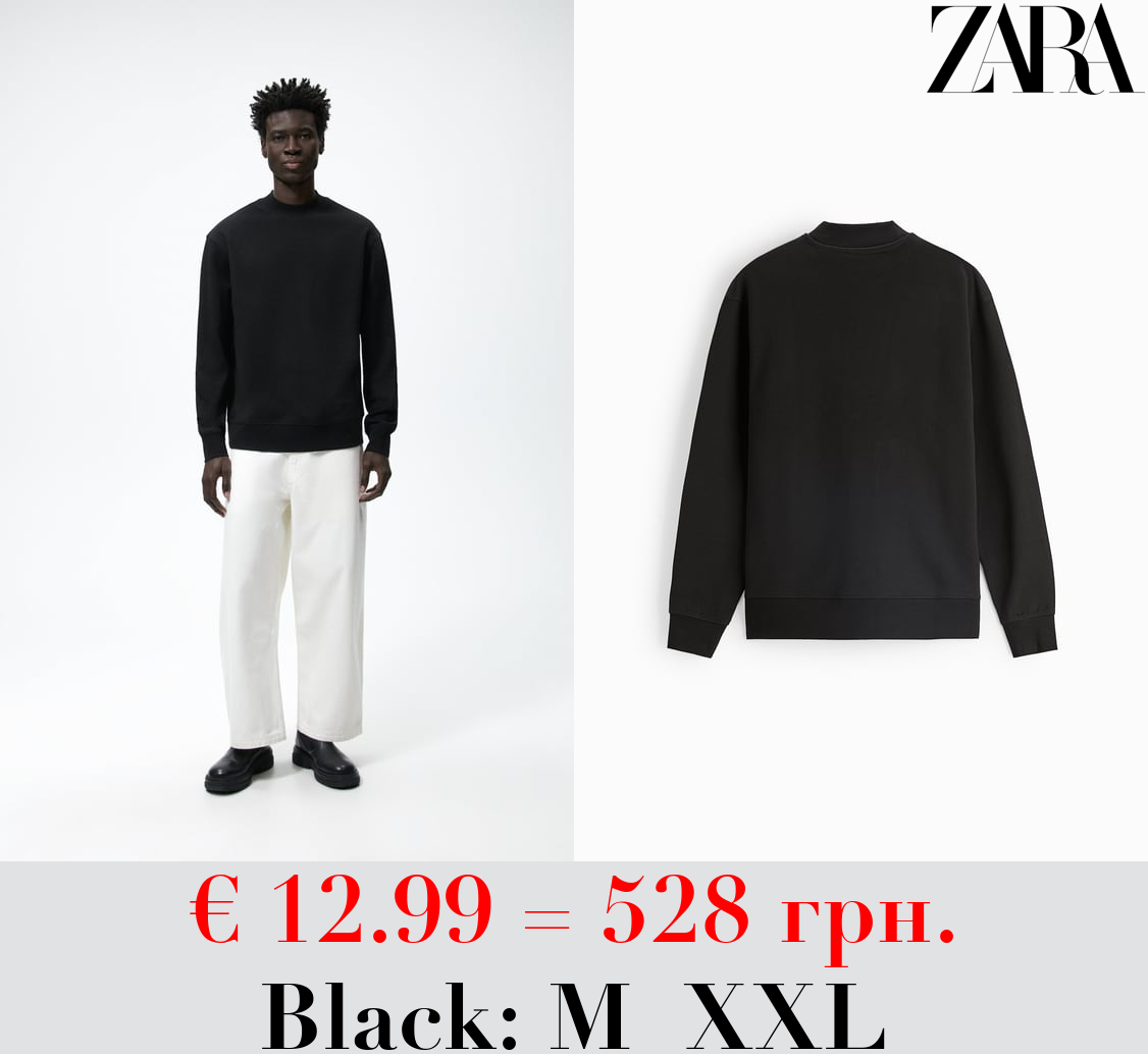 HIGH NECK SWEATSHIRT