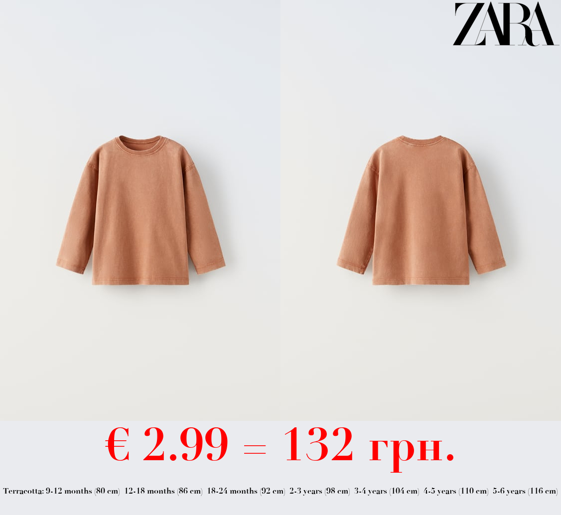 FADED-EFFECT T-SHIRT