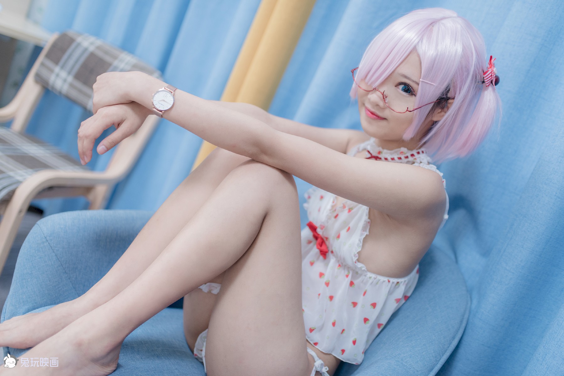 Cosplay 兔玩映画 草莓裙 31