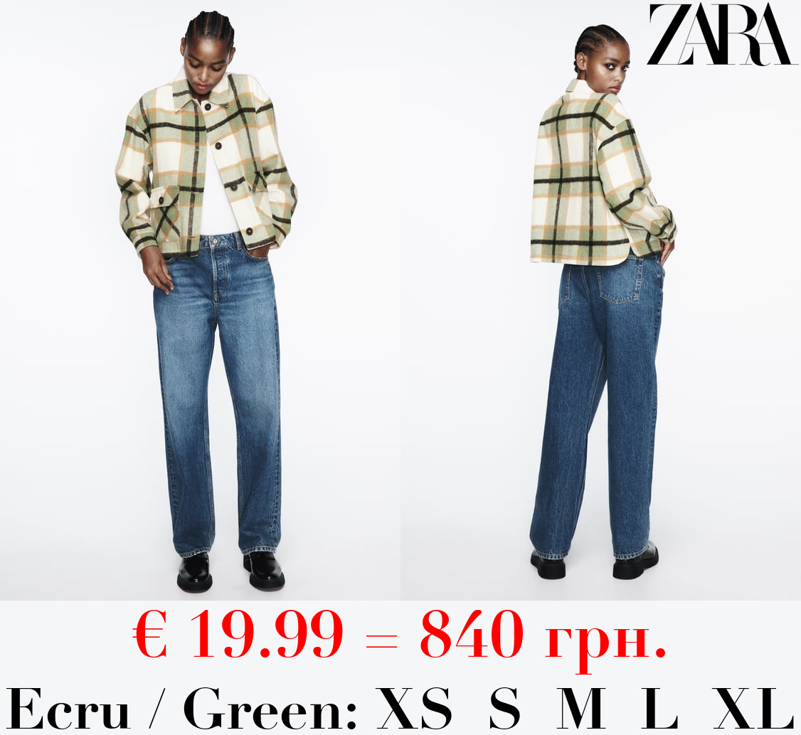 CHECK OVERSHIRT WITH PATCH POCKETS