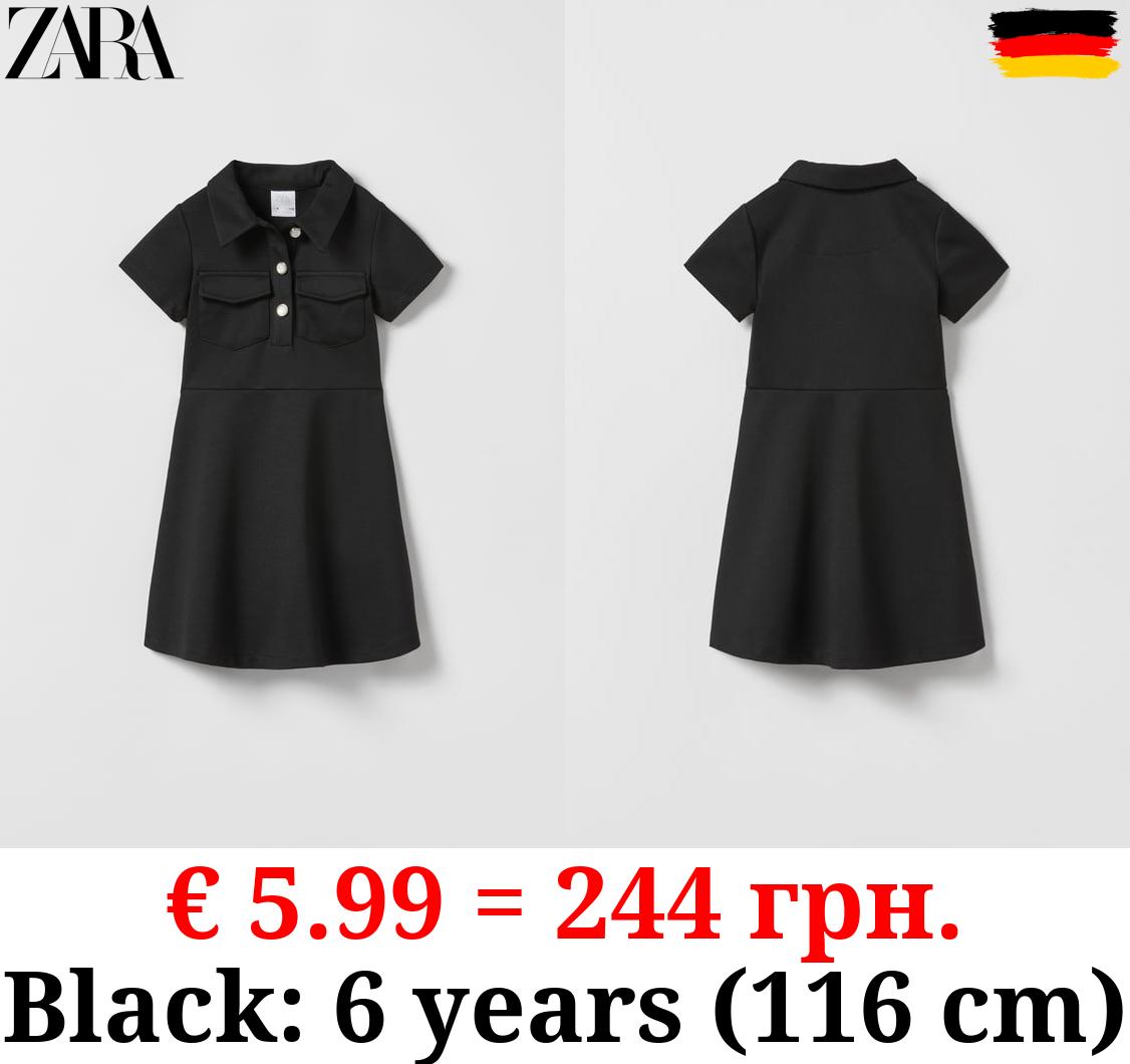 BUTTONED SHIRT DRESS