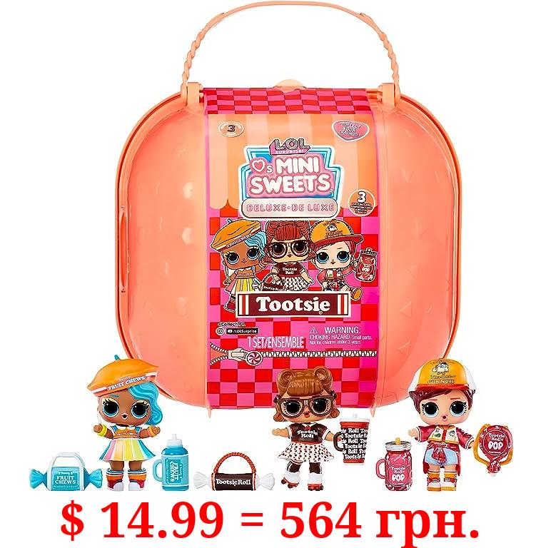 L.O.L. Surprise! Loves Mini Sweets S3 Deluxe- Tootsie- with 3 Dolls, Accessories, Limited Edition Dolls, Candy Theme, Tootsie Theme, Collectible Dolls- Great Gift for Girls Age 4+