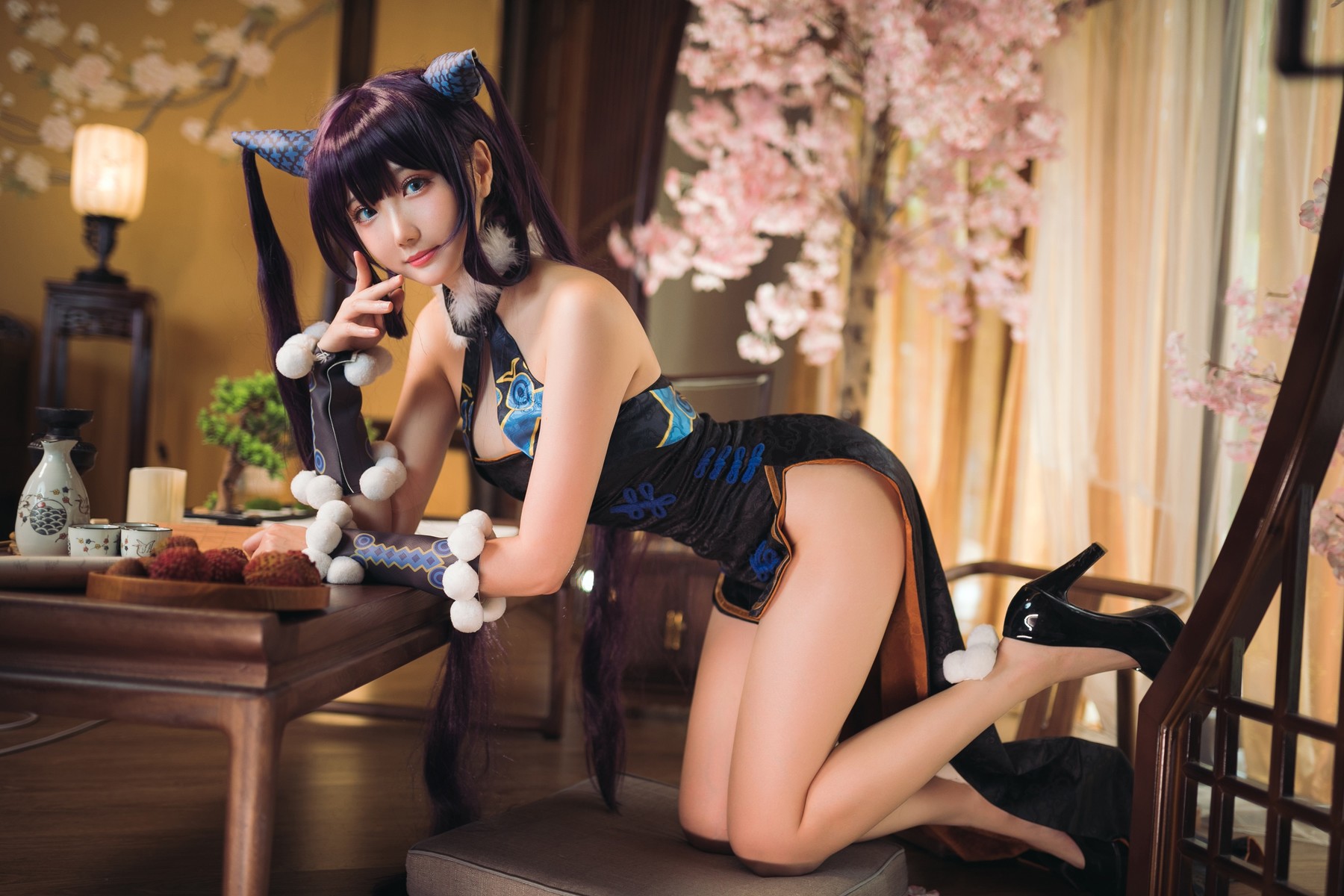 Cosplay 瓜希酱 杨贵妃 8