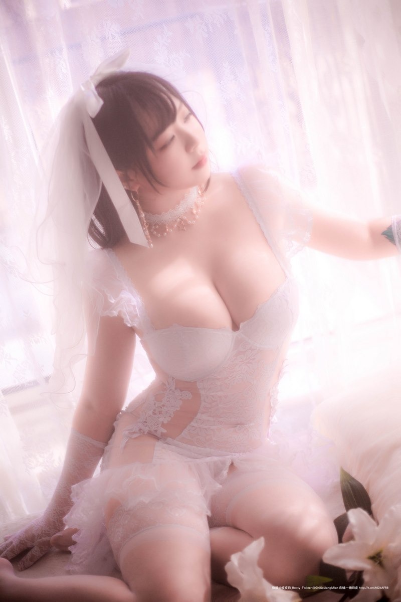 [Cos]皮皮奶-朦胧婚纱[66P] 32