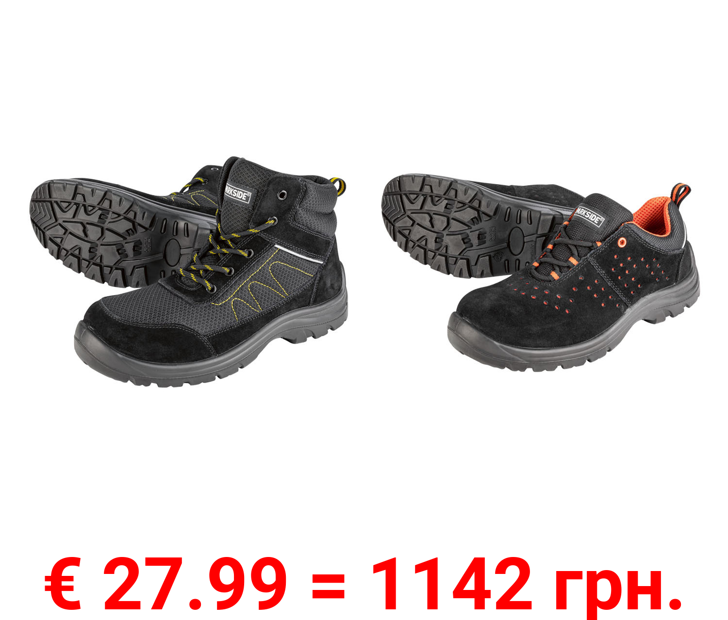 PARKSIDE® Herren Sicherheitsschuhe »S1« mit Stahl-Zehenkappe