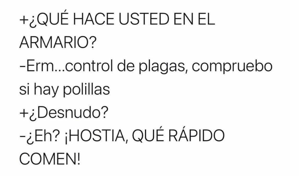 Cuando lo pillas en el armario