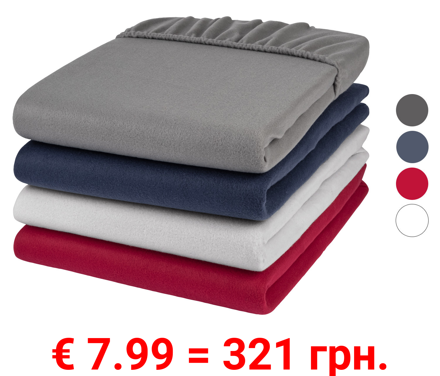 LIVARNO home Fleece Spannbettlaken, 140-160 x 200 cm