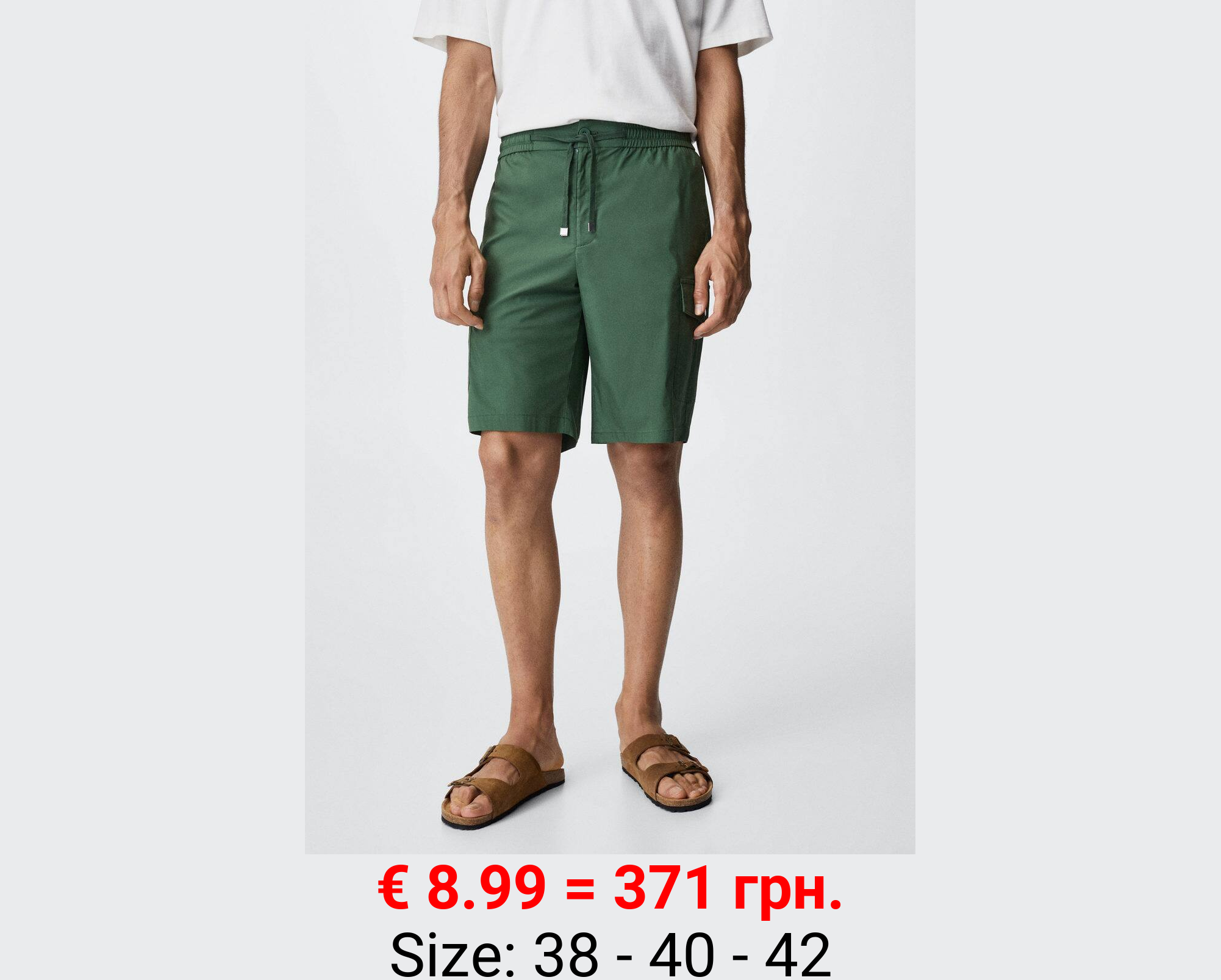 Bermudas cargo cordón