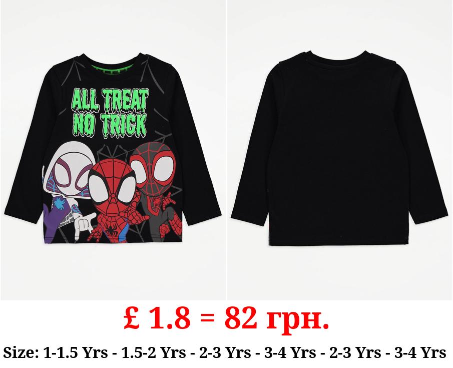Marvel Spidey and Friends Halloween Long Sleeve Top