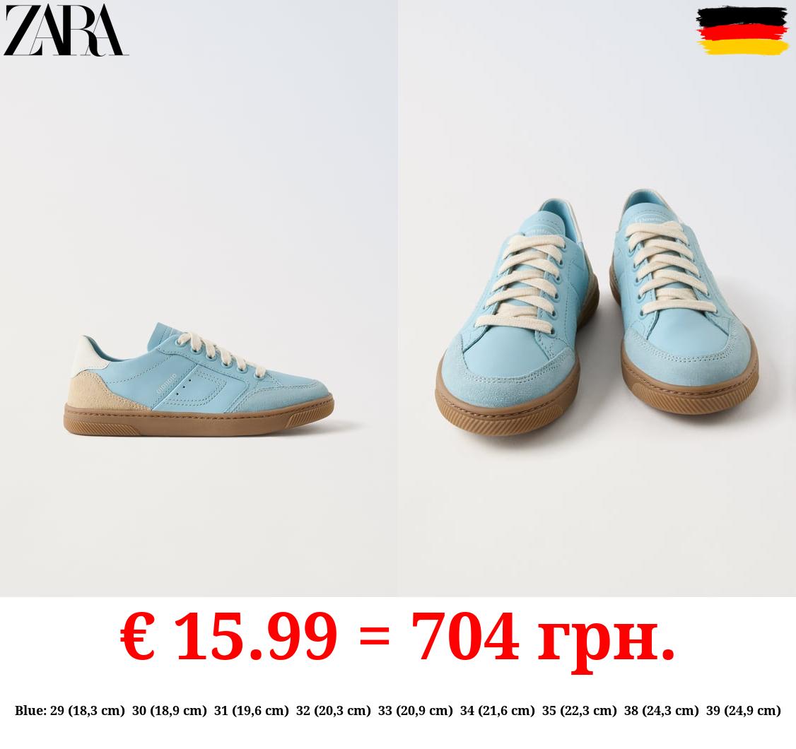 LEATHER RETRO SNEAKERS