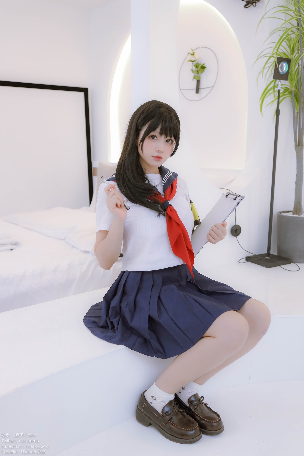 Cosplay Nyako喵子 风纪委员 2