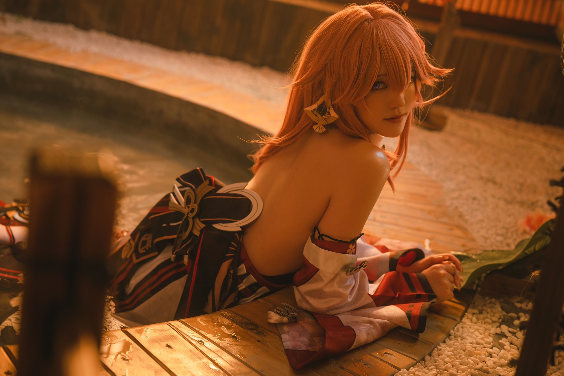 蛋黄mayo Cosplay 八重神子 34