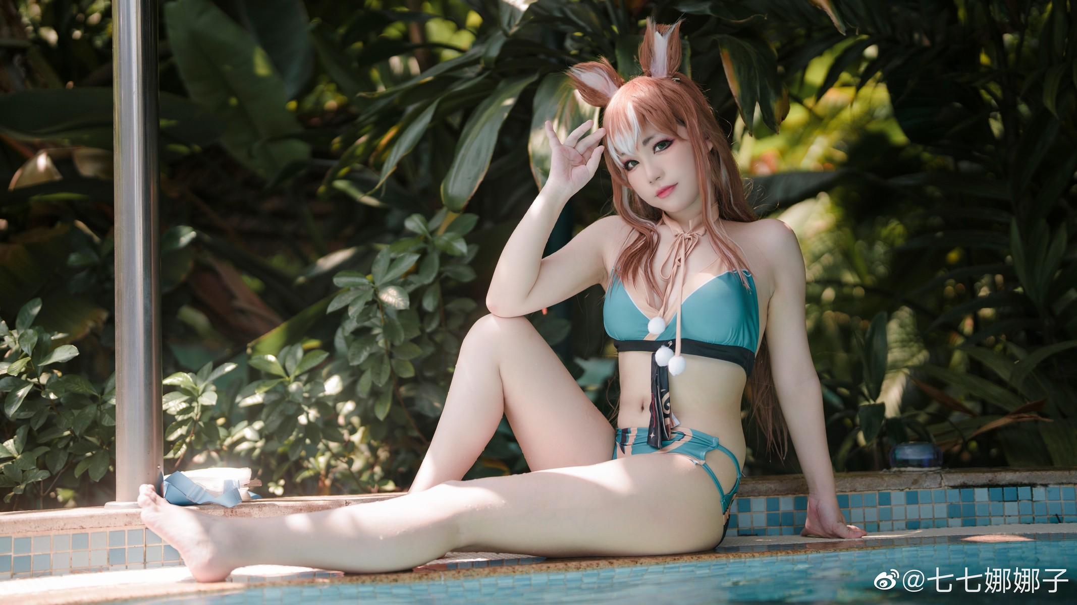 七七娜娜子 Cosplay 希娜吧 ​​​Swimsuit Ver 19