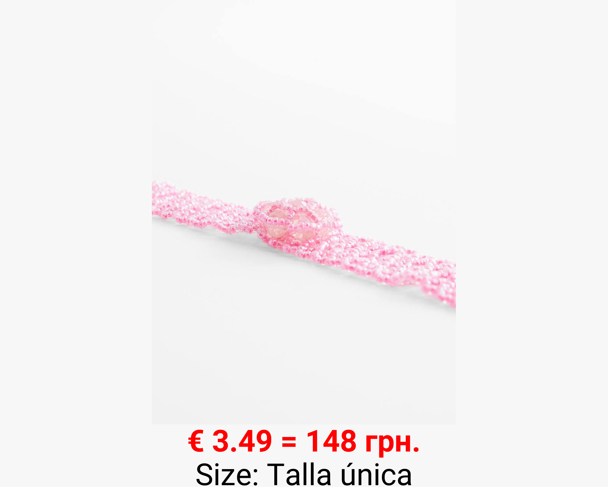 Choker cristales flor