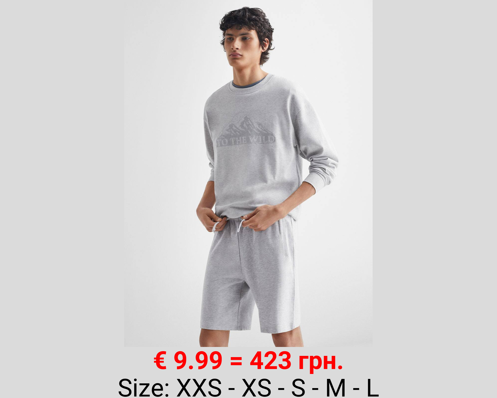 Bermudas jogging algodón