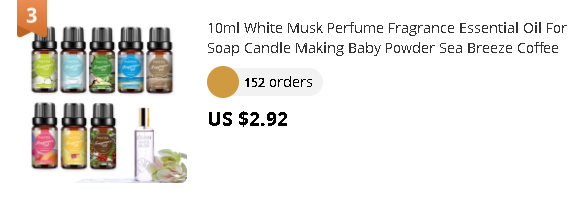 10ml White Musk Perfume Fragrance Essential Oil For Soap Candle Making Baby Powder Sea Breeze Coffee Vanilla Coconut Flavor Oil

