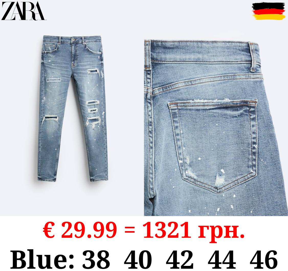 SKINNY JEANS WITH PATCHES