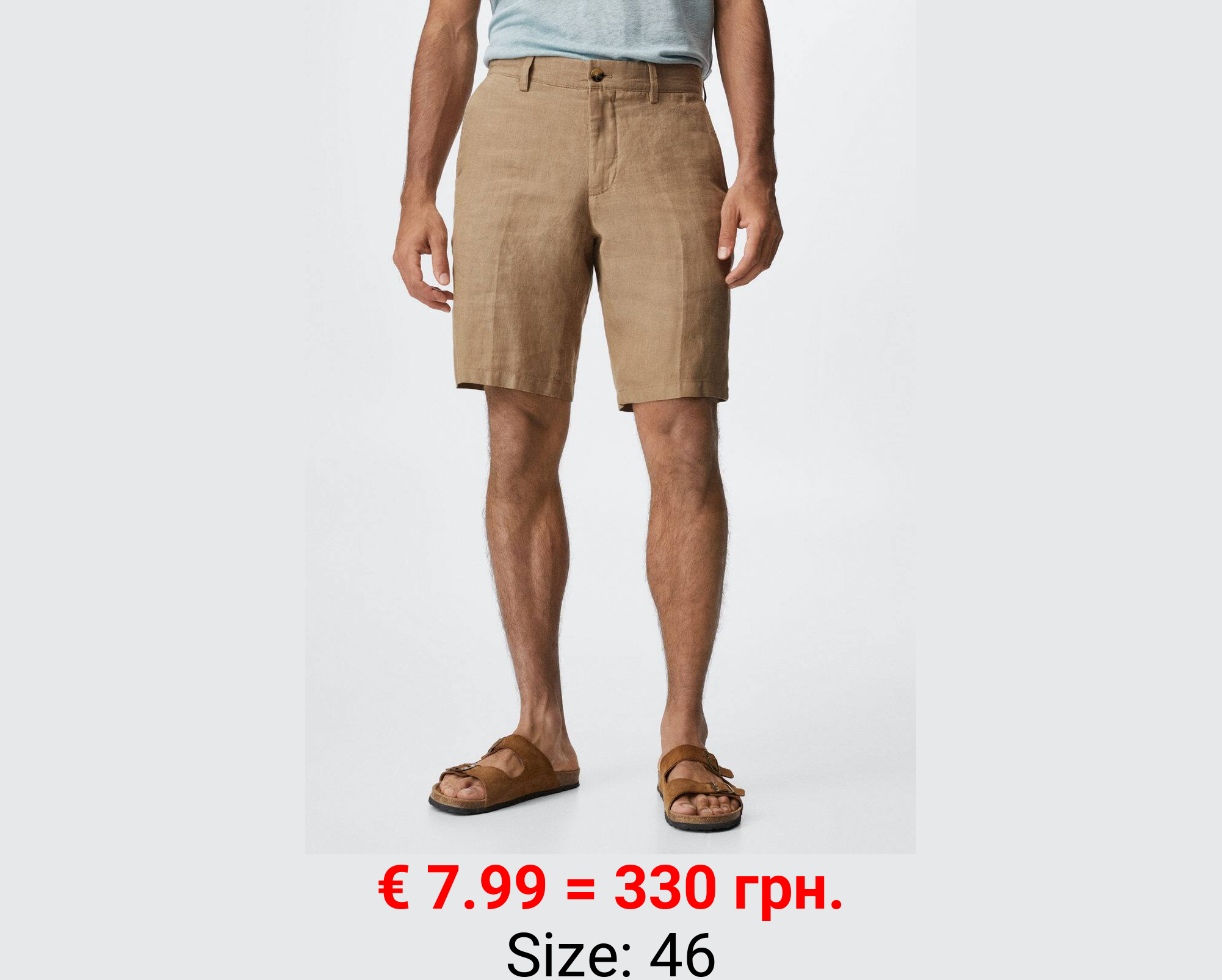 Bermudas 100% lino