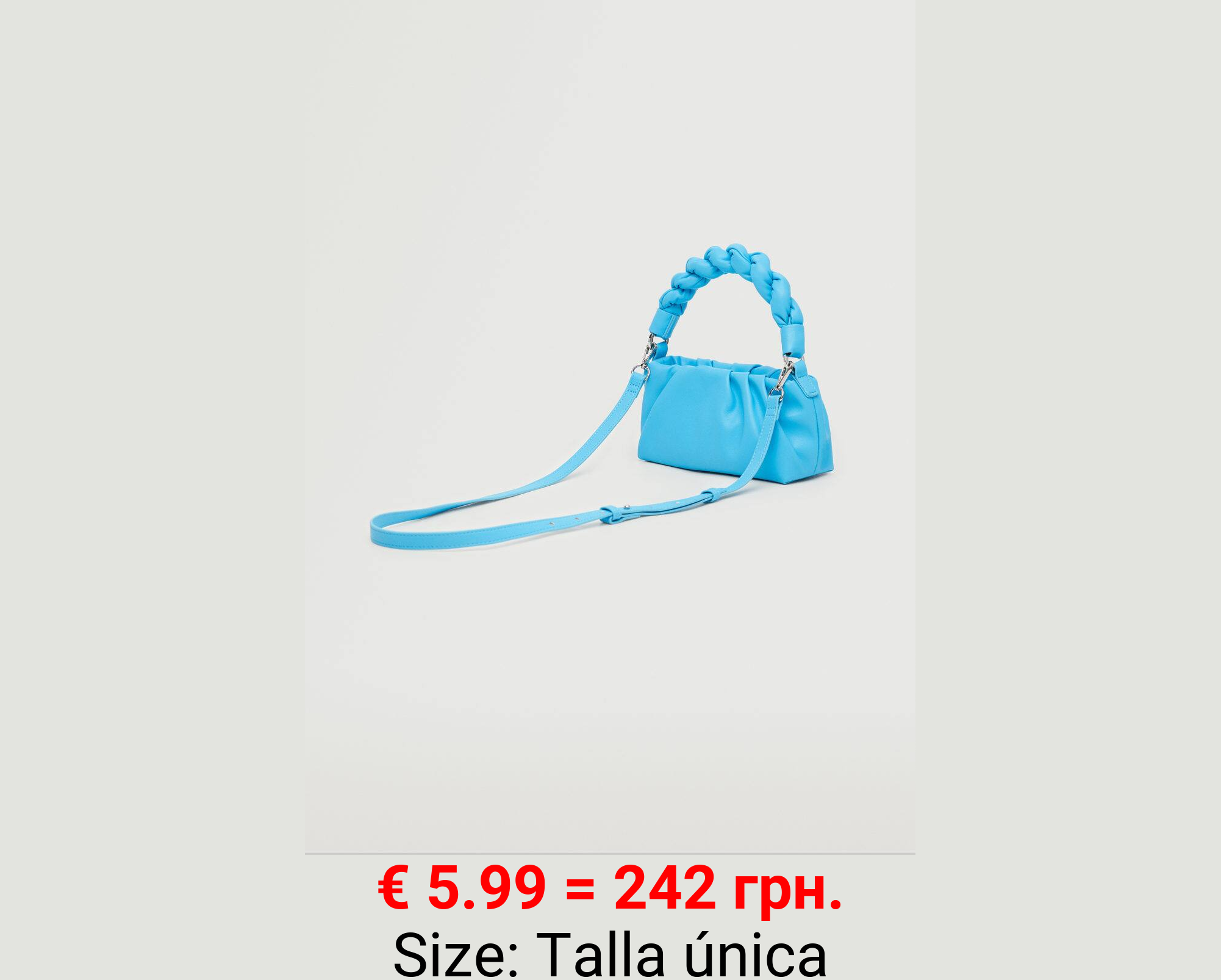 Bolso bandolera asa trenzada