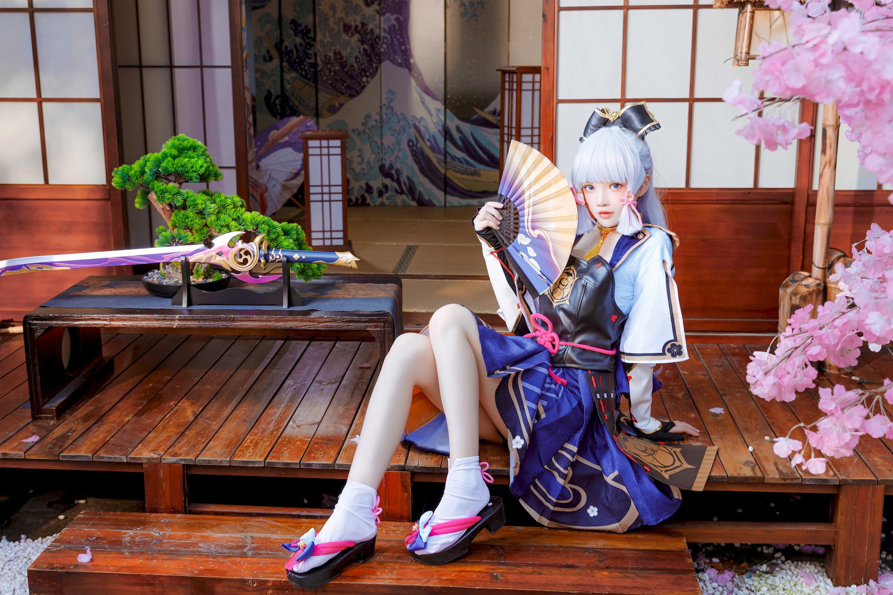 Cosplay 桜桃喵 神里绫华 Ayaka Kamisato 7