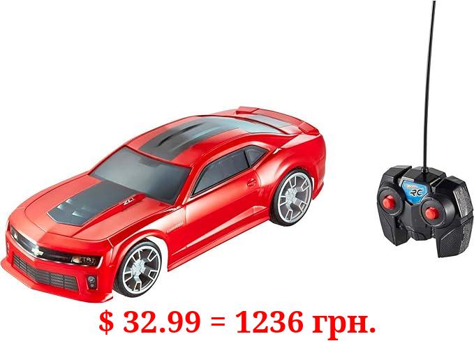 Hot Wheels RC Red Zl1 Camaro, Full-Function Remote-Control Toy Car, High-Performance Engine, 2.4 Ghz with Range of 65Ft