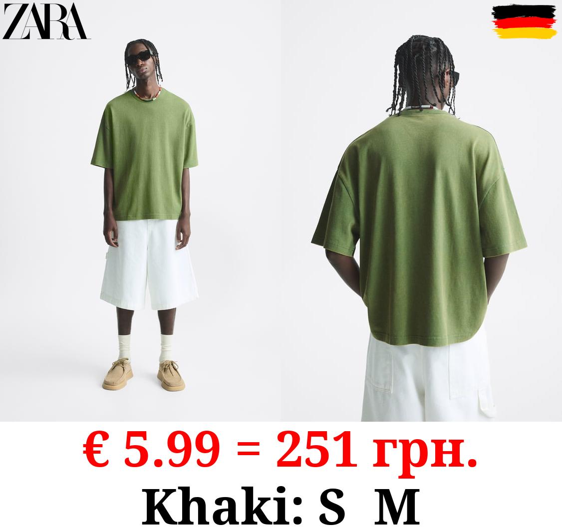 ACID WASH PRINT T-SHIRT