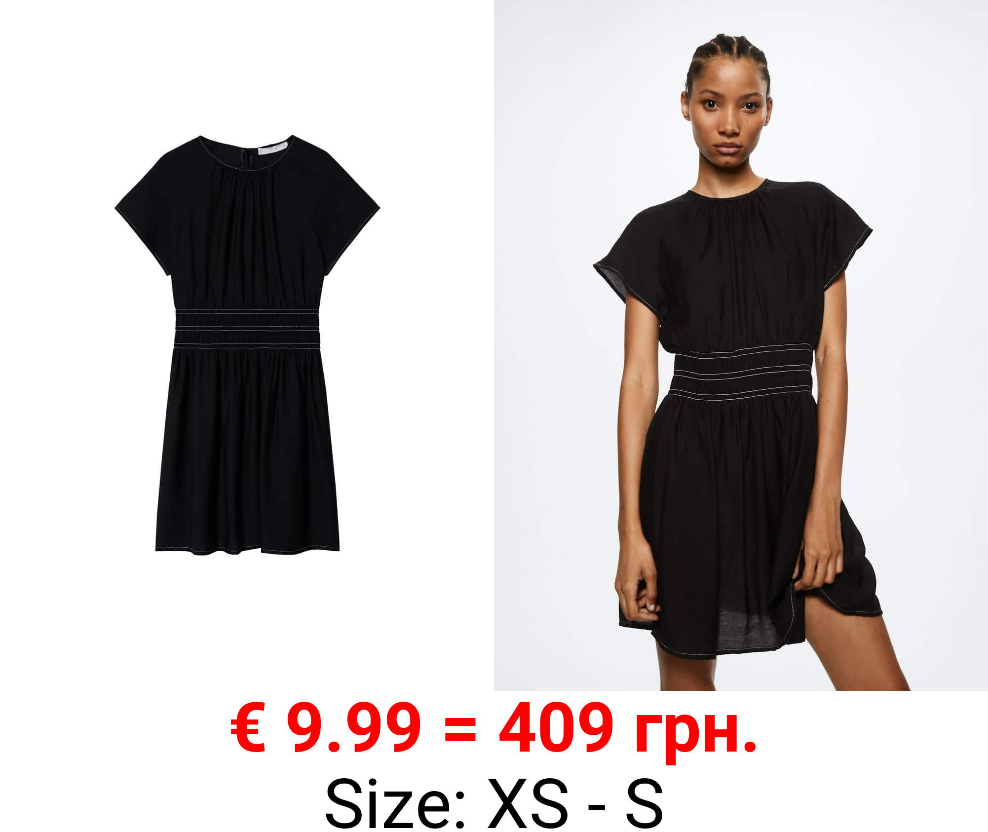 vestido detalle cintura