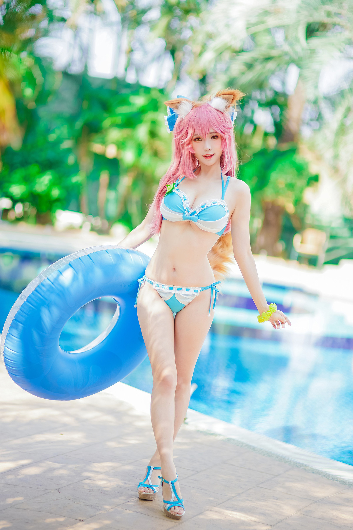 Cosplay ElyEE子 玉藻前泳池 24
