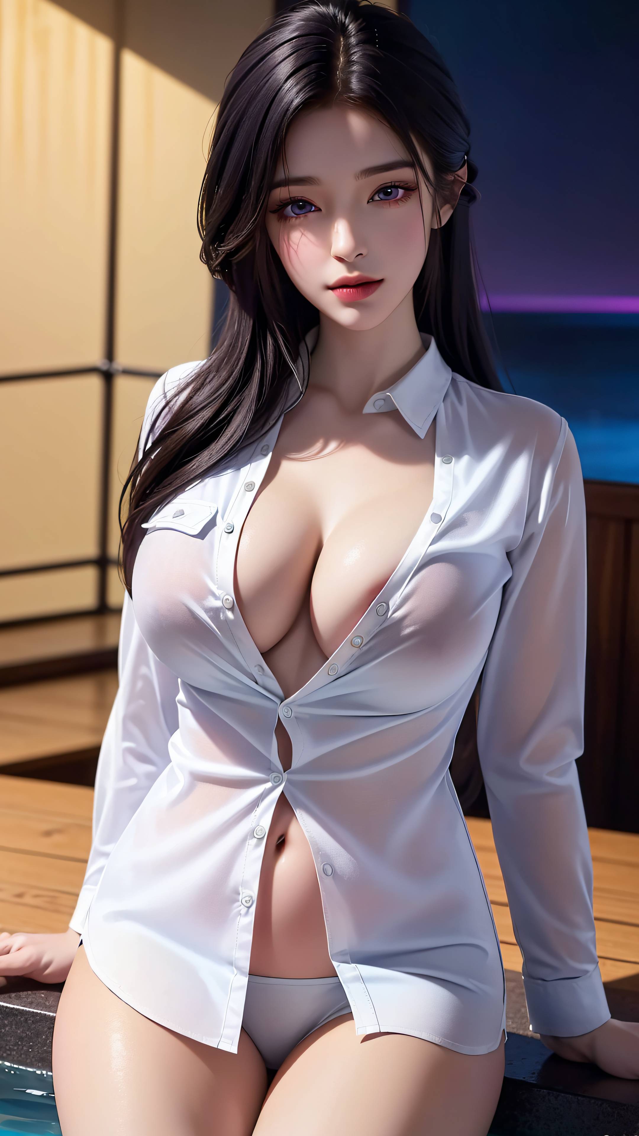 图片[55]-完美世界-月婵 白色衬衫-六色网