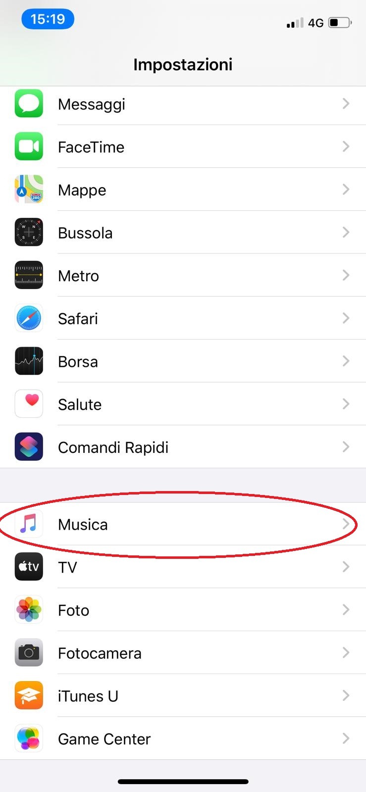 Come cambiare equalizzazione musica su iOS