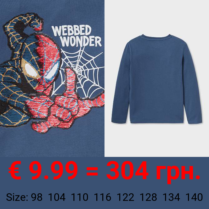 Spider-Man - Langarmshirt - Glanz-Effekt