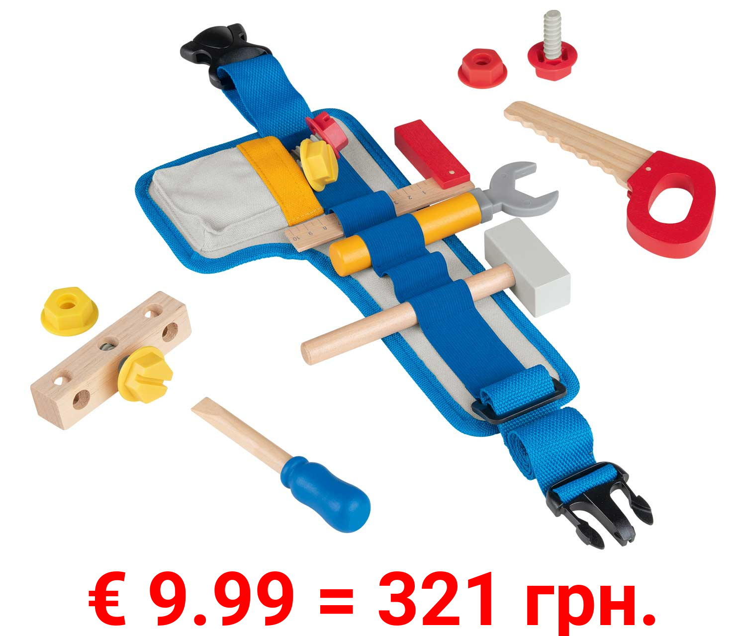 PLAYTIVE® Holzspielzeug-Set »Werkzeuggürtel«