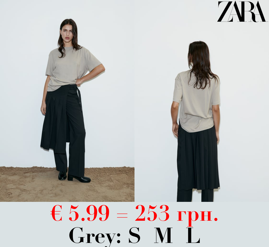 COTTON CLEAN EFFECT T-SHIRT