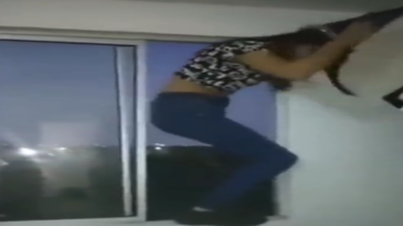 Lo peligros de bailar en una ventana