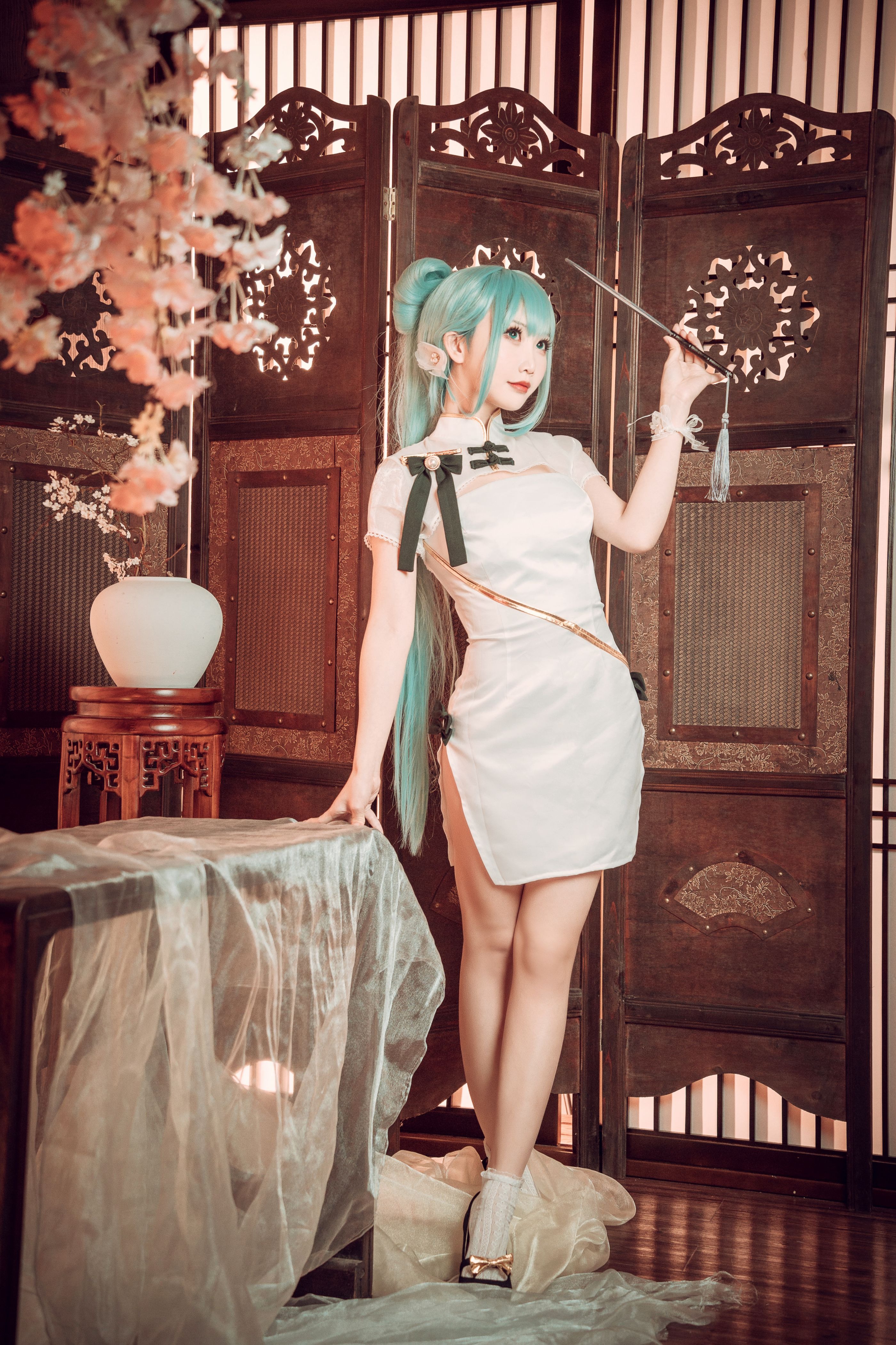 面饼仙儿 初音旗袍[28P-514MB] 12