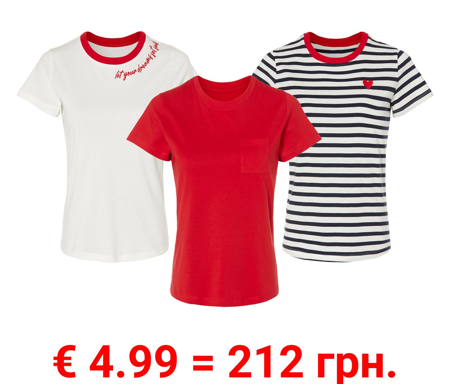 esmara® Damen Shirt aus reiner Baumwolle
