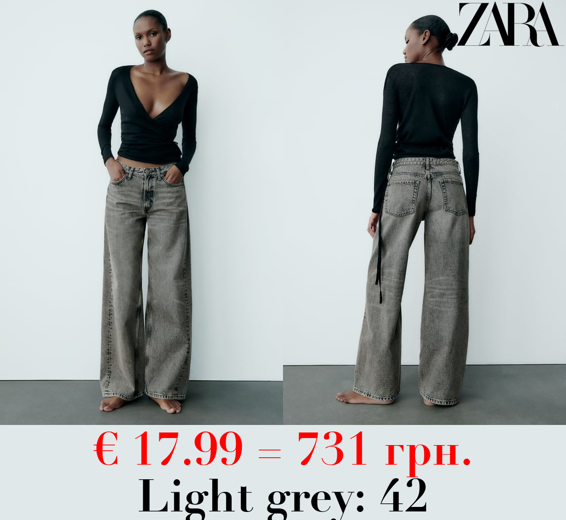 TRF WIDE-LEG MID-RISE FULL LENGTH JEANS