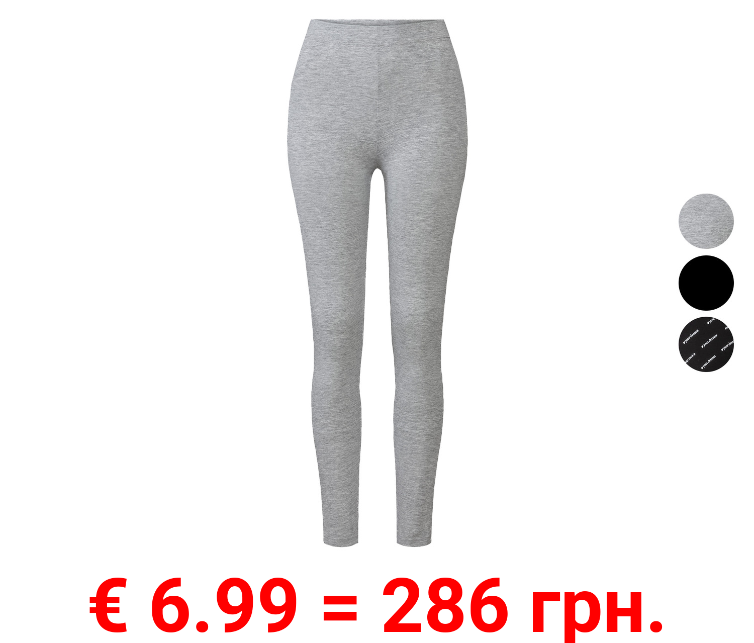 esmara® Damen Leggings mit Gummizugbund