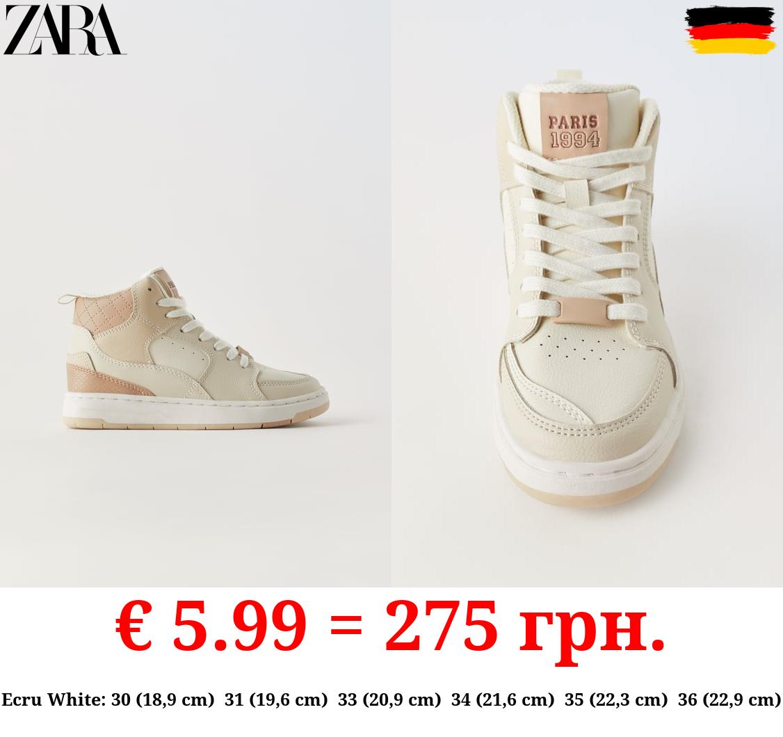 MULTI-PIECE HIGH-TOP SNEAKERS