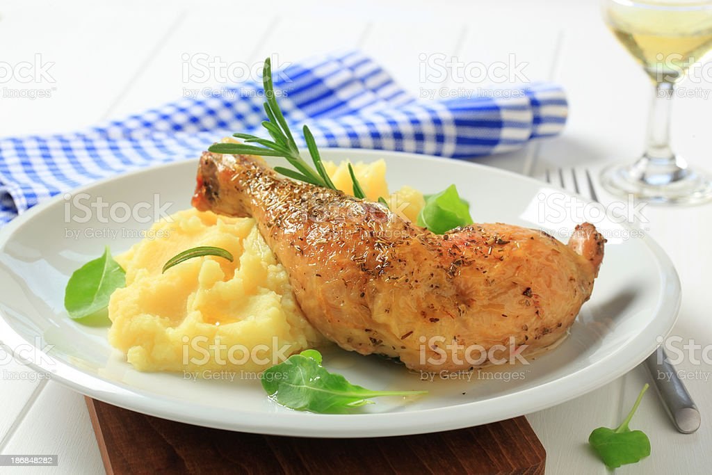 Курица с картошкой в мультиварке