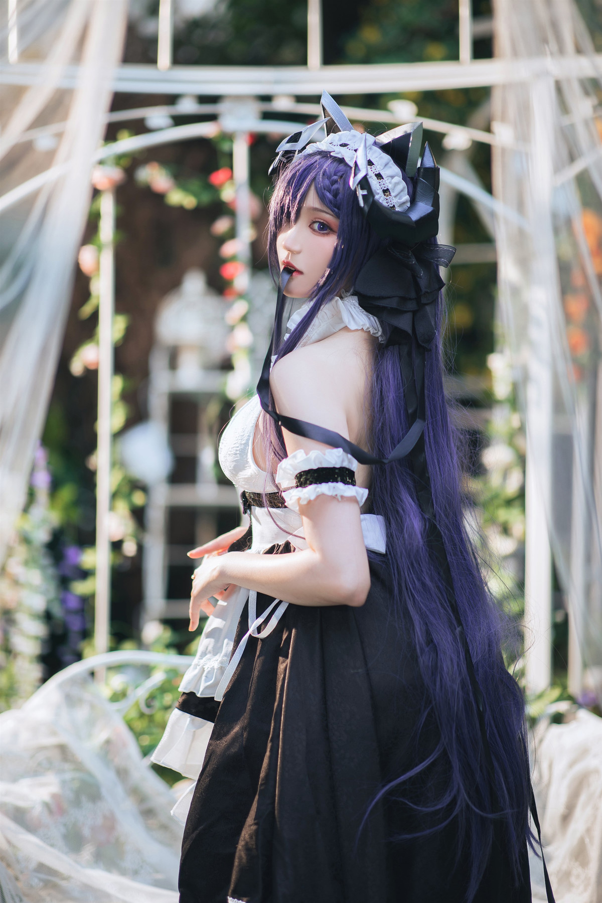 Cosplay 瓜希酱 碧蓝航线 奥古斯特女仆 15