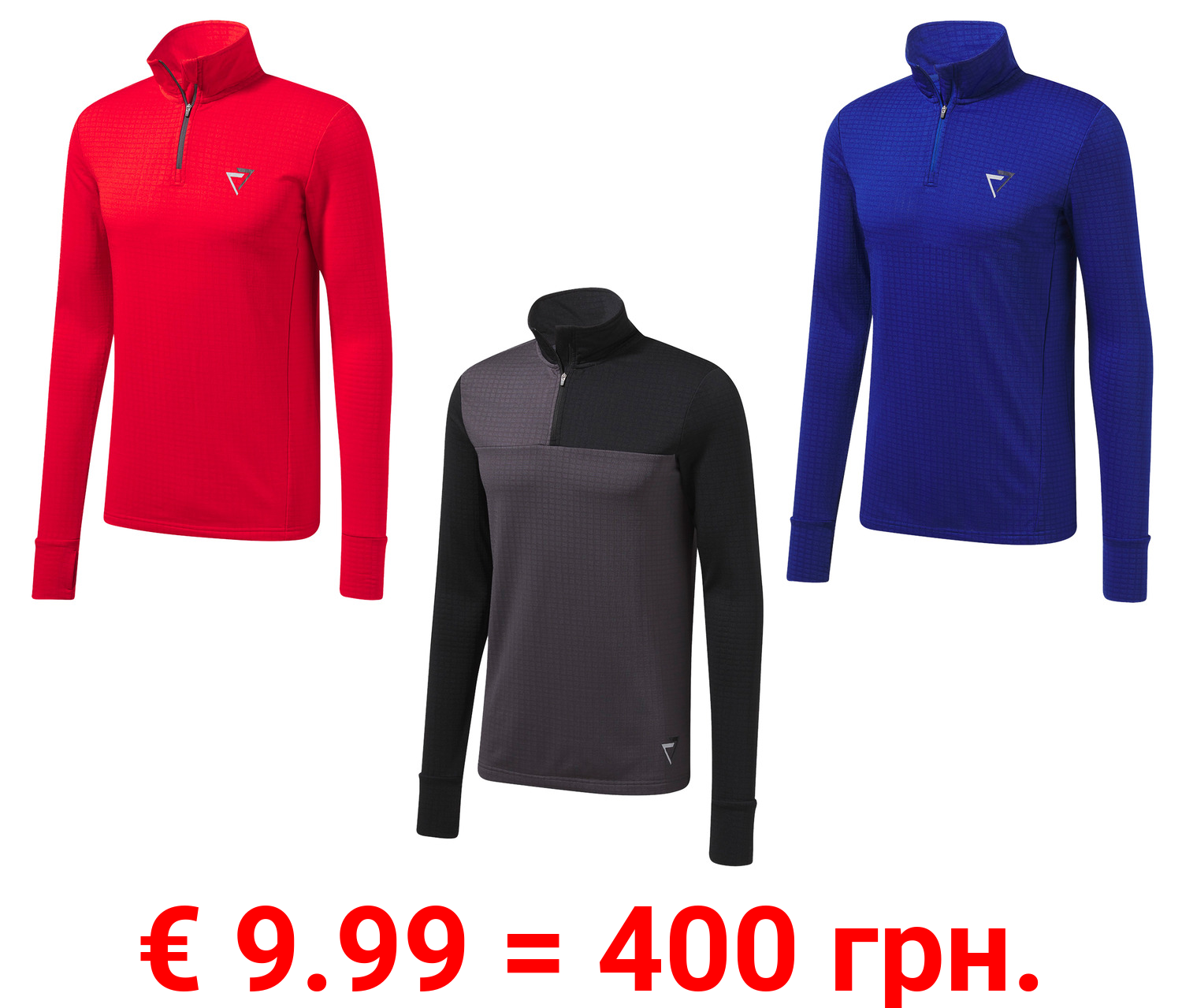 CRIVIT Herren Thermo-Funktionsshirt, angenehm weich und wärmend